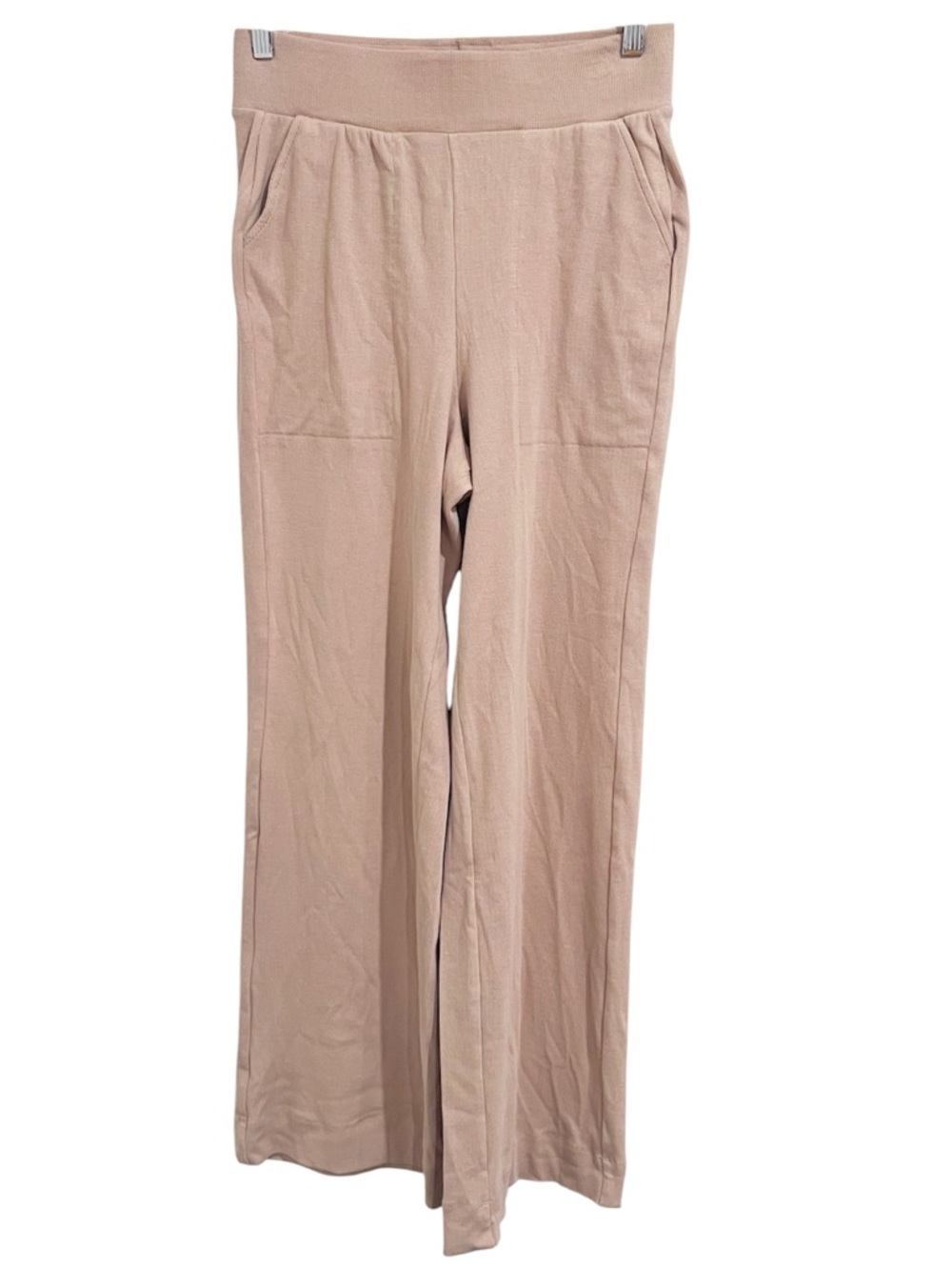 NWT Pact Sesame Dream Rib Wide Leg Organic Cotton Lounge Pant